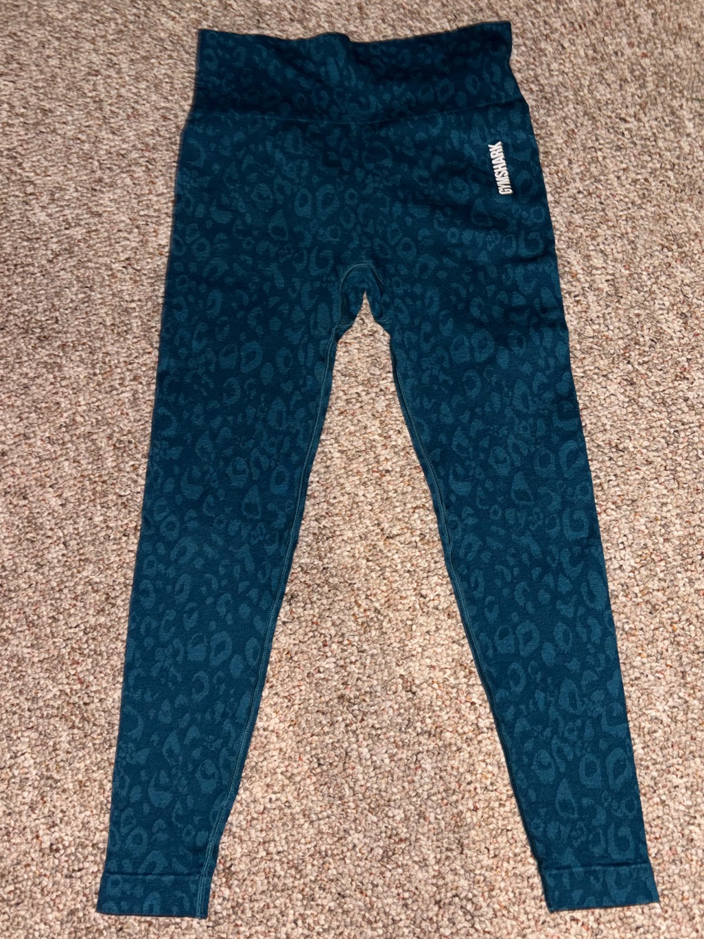 Gymshark Adapt Animal Blue Legging Size Medium